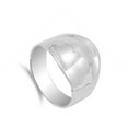 thumbnail image 4 of High Polish Wide Dome Large Ring 925 Sterling Silver Band Jewelry Female Male Unisex Size 9, 4 of 4