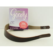 Goody Ouchless Women's Plastic Flexible Tip Fashion Head Band (Brown)
