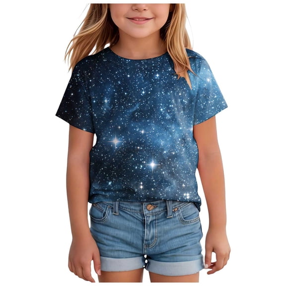 Tie Dye Shirt Kids Size 10 Boys Girls T-Shirts 3D Graphic Shirts Kids Cool Short Sleeve Tees Size 4-14T