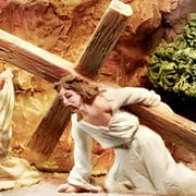The Bradford Exchange Thomas Kinkade Faith Mountain The Story Of Christ Illuminated 3D Masterpiece Tabletop Sculpture Celebrates The Story of Easter In 13 Scenes And 45 Sculpted Figures 15-Inches