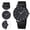 DJ196_Black#8, variant on Resicozy Mens Watches Mesh Band Watches Quartz Watch Classic Numeral Watch for Business Casual Hands Mens Wrist Watches Rose Gold#1