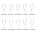 thumbnail image 1 of EeaseCA 10pcs Closet Rod Support Pipe Wardrobe Rod Pipe Bracket Flange Rod Holder, 1 of 7