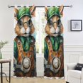 thumbnail image 5 of Rabbit Mechanician Engineer Blackout Curtain Panels Drapes Privacy Assured with Light Filtering Curtains for Living room Bedroom Bathroom Window, 5 of 6