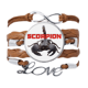 thumbnail image 1 of Pulsera de cuero Negro trenzado pulsera de cuerda de amor Unbranded M, 1 of 3