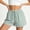 (Fashion 97)Light Blue, variant on Casual Shorts for Women Loose Fit Lightweight Stripe Print Elastic Waist Short Pants with Drawstring Summer Comfort Shorts
