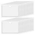 thumbnail image 1 of LOVEVER Clear Adhesive Pockets 4X6In Index Card Sleeves Self with Top Loading Label (30 PCS), 1 of 6