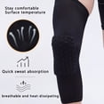 thumbnail image 4 of Honeycomb Padded Knee Sleeves, Basketball Cycling Sports Protective Gear, 4 of 6