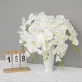thumbnail image 2 of Yesbay Artificial Orchid Flowers Long Stemmed Realistic Phalaenopsis Orchids No Maintenance Velvet Petals Fake Flower, 2 of 8