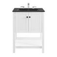thumbnail image 4 of Modway Steam 24" Bathroom Vanity in White Black, 4 of 9