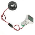 thumbnail image 3 of Led Indicator Light  Ammeter Signal Light  Ammeter Light  Current Meter Light  Meter Signal Lamp LED Indicator Light Mini Digital Current Meter LED Display Ammeter Square Signal, 3 of 8