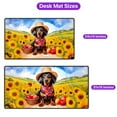 thumbnail image 5 of Vintage Dachshund Says Hello Mother's Day Summer Sunflower Field Desk Mat Full Keyboard Mouse Pad Wiener Dog Lover Gifts Idea Large Mousepad - 12005, 5 of 5