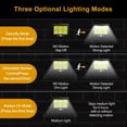 thumbnail image 4 of Solar Lights Outdoor W/ Motion Sensor & 3 Adjustable Heads, IP65 Waterproof, Solar Flood Light Solar Spotlight for Outdoor Yard Garden Illumination Security, 4 of 10