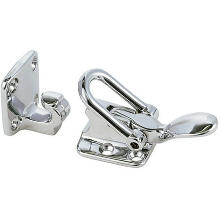 Chrome Distributor Hold Down Clamp - Perko 1113DP0CHR Chrome Plated Bronze 90 Degree Angle Mount Hold Down Clamp