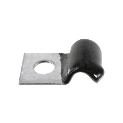 Auveco # 10613 Half Clamp 1/2"- Galvanized Vinyl Coated. Qty 25.