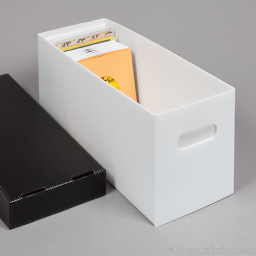 12 Record CORRUGATED CARDBOARD Storage Box