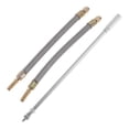 thumbnail image 1 of 1 Set de Extensión de Válvula de Neumático de Cobre de 180 Grados con Extensión de Vástago de Válvula de Acero Inoxidable Universal de 210 mm para Coche, Motocicleta, RV, Camión, Bicicleta, 1 of 6