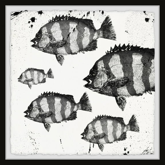 Marmont Hill Printed Fish Framed Art Prints