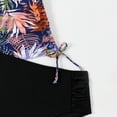 thumbnail image 7 of Surfing Two Piece Swimsuits for Women Short Sleeve Modest Tankini Bathing Suits Drawstring Beach Vacation Outfits(Navy M), 7 of 7