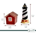 thumbnail image 4 of Servette Home- Ceramic Novelty Salt and Pepper Shaker Set - Cape Hatteras Lighthouse, 4 of 7