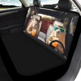 thumbnail image 4 of Uourmeti Capybara Driving Car Seat Covers Full Set Comfortable Driving Car Seat Covers Sets Easy to Install Polyester Seat Protectors Fit for Trucks most Cars, 4 of 10