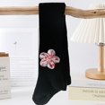 thumbnail image 5 of xiaxaixu Collants pour Filles, Taille Élastique Douce Bas Fleuris Ajustés, 5 of 5