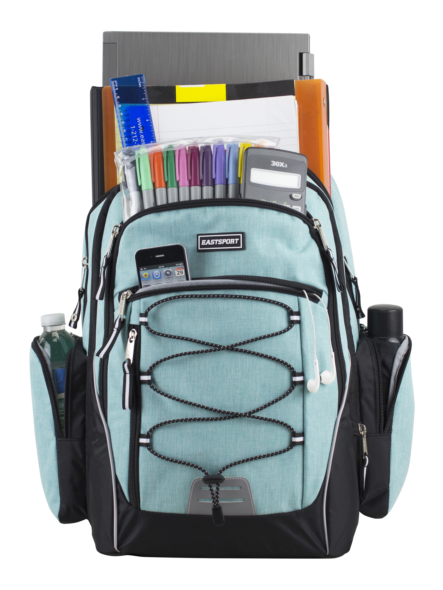 Eastsport Unisex Optimus Backpack, Mint - image 3 of 8
