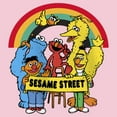 thumbnail image 2 of Girl's Sesame Street Crew Rainbow Banner Portrait  Graphic T-Shirt, 2 of 4