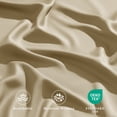 thumbnail image 2 of AiAngu Bamboo Twin XL Sheet Set, Luxury Soft 3 Pieces Bed Sheets with 18" Deep Pocket, Beige, 2 of 8