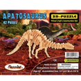thumbnail image 2 of Puzzled 3D Puzzle Apatosaurus Dinosaur Wood Craft Construction Model Kit, Fun Unique & Educational DIY Wooden Toy Assemble Unfinished Crafting Hobby Puzzle to Build & Paint for Decoration 42pc Pack, 2 of 7