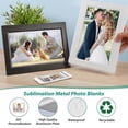 thumbnail image 5 of Sublimation Aluminum Photo Blanks,6X8 Inch Sublimation Photo Blanks - 10Pcs Sublimation Picture Metal Blanks for Bedroom, 5 of 5