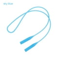 thumbnail image 1 of 1PC Hot Eyeglasses Straps Elastic Silicone Sunglasses Chain Sports Anti-Slip String Glasses Ropes Band Cord Holder Candy Color B-sky blue, 1 of 6