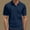 Dark Blue, variant on Mens Shirts Short Sleeve V Neck Knit Shirts for Men Casual Old Money Clothes Mens Golf Shirt
