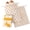 Brown, variant on Beeswax Bread Bags 2 Pack Pink Reusable Food Storage for Baked Goods