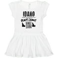 thumbnail image 3 of Inktastic Idaho Awesome Since 1890 Girls Baby Dress, 3 of 5