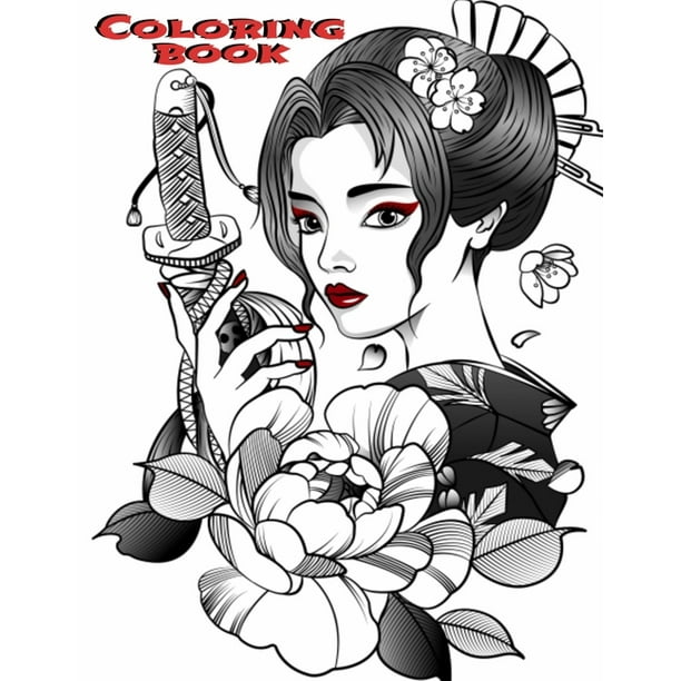 Download Coloring Book For Adults A Sophisticated And Stylish Japanese Coloring Book Unique Designs From An Anime Cosplay Manga Artist Paperback Walmart Com Walmart Com