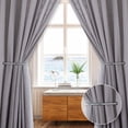 thumbnail image 3 of Deco Window 2 Pcs Curtain Holdback for Curtains Wall Mounted Metal Drapery Hook for Door Window Treatment-Ball (Brown), 3 of 12