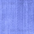 thumbnail image 1 of Ahgly Company Machine Washable Indoor Square Abstract Blue Contemporary Area Rugs, 4' Square, 1 of 4