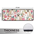 thumbnail image 5 of Kitchen Rugs Sets Of 2,Pugs and Pioneer Flower Anti Fatigue Kitchen Mat Rugs Non Slip Washable,Decorative Kitchen Floor Mats for Kitchen,Sink,Laundry,17"x47"+17"x47", 5 of 5