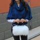 thumbnail image 5 of Bolsa Las mujeres blancas bastante lindas de piel de conejo de imitación bandolera de hombro Tote JShteea Para Estrenar, 5 of 9