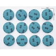thumbnail image 3 of IBA Indianbeautifulart Blue 1 Inch Buttons For Sewing Fancy Buttons For Crafts 2 Hole Circle & Arrow Geometric Shirting Scrapbooking Canvas Buttons Pack Of 50, 3 of 7