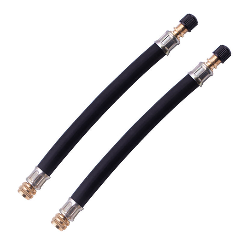 iSpchen 2PCS Tire Valve Stem Extender Pipes Adaptor Flexible Dual Valve