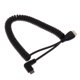 thumbnail image 4 of Enchufe Al Enchufe De ángulo Izquierdo Cable En Cable Cable De Alambre CUTICAT Cable de resorte elástico, 4 of 7