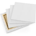 thumbnail image 4 of Arteza Stretched Canvas, Premium, White, 12"x12", Blank Canvas Boards for Painting - 8 Pack, 4 of 6