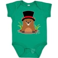 thumbnail image 3 of Inktastic Groundhog Day with Groundhog in Top Hat Boys or Girls Baby Bodysuit, 3 of 5