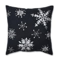 thumbnail image 1 of Pillow Perfect 629902 16 in. Jeweled Christmas Throw Pillow - Gray, 1 of 1