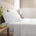 thumbnail image 2 of Wamsutta 1846 400 Thread Count Bright White Egyptian Giza Cotton Percale Pillow Cases, Queen (2 Count), 2 of 6
