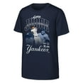 thumbnail image 2 of Youth Outerstuff Aaron Judge Navy New York Yankees Triple Player Graphic T-Shirt, 2 of 3