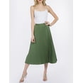thumbnail image 5 of Falda midi plisada satinada AMAD Casual para mujer Talla L, 5 of 5