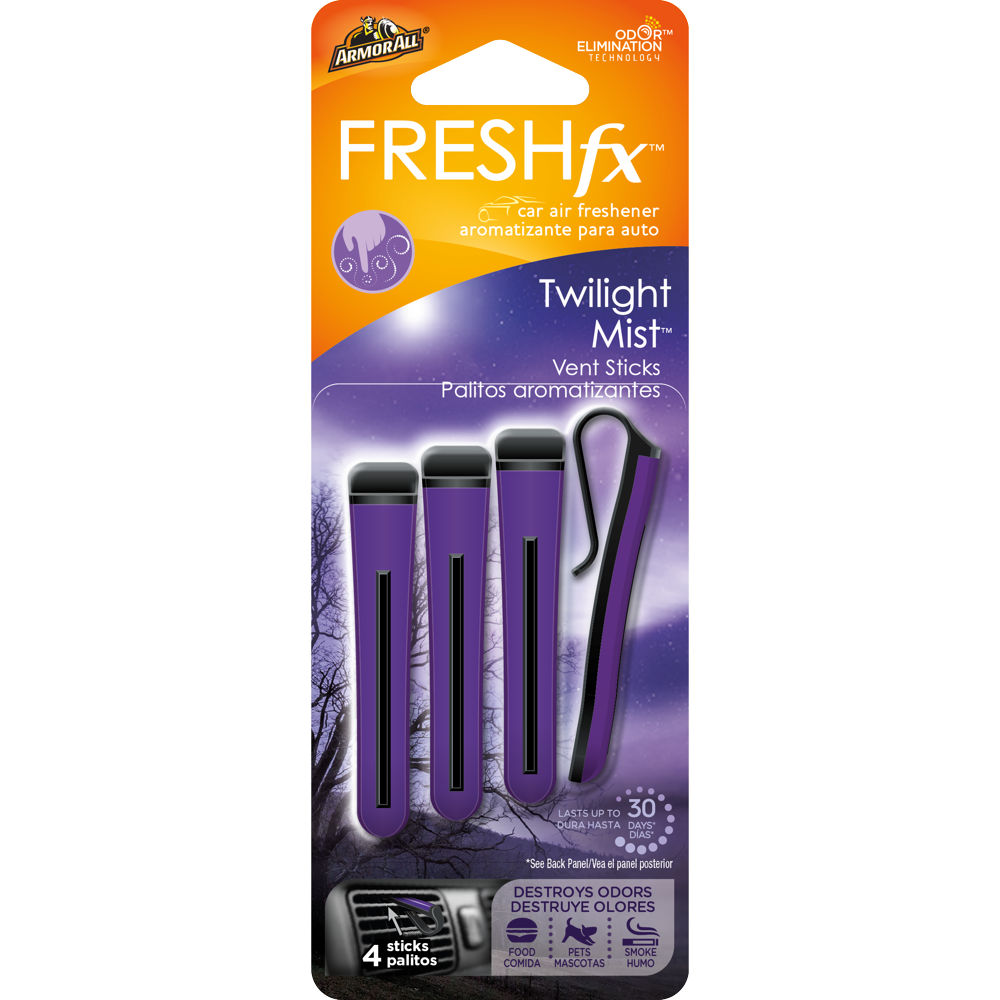 Armor All® FRESHfx™ Car Air Freshener Vent Sticks Twilight Mist™ (4 count)