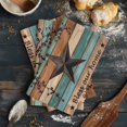 thumbnail image 6 of Texas Star Vintage 1 Pack Kitchen Towel, Water Absorbent Dish Towel, Berry Turquoise Green Brown Wooden Decorative Hand Towels - Quick Drying Cloth for Cooking Baking, 18x28 Inch, 6 of 8